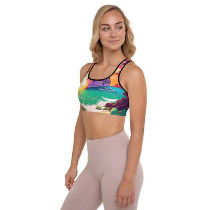 BEACH CRUISER Women's Padded Sports Bra