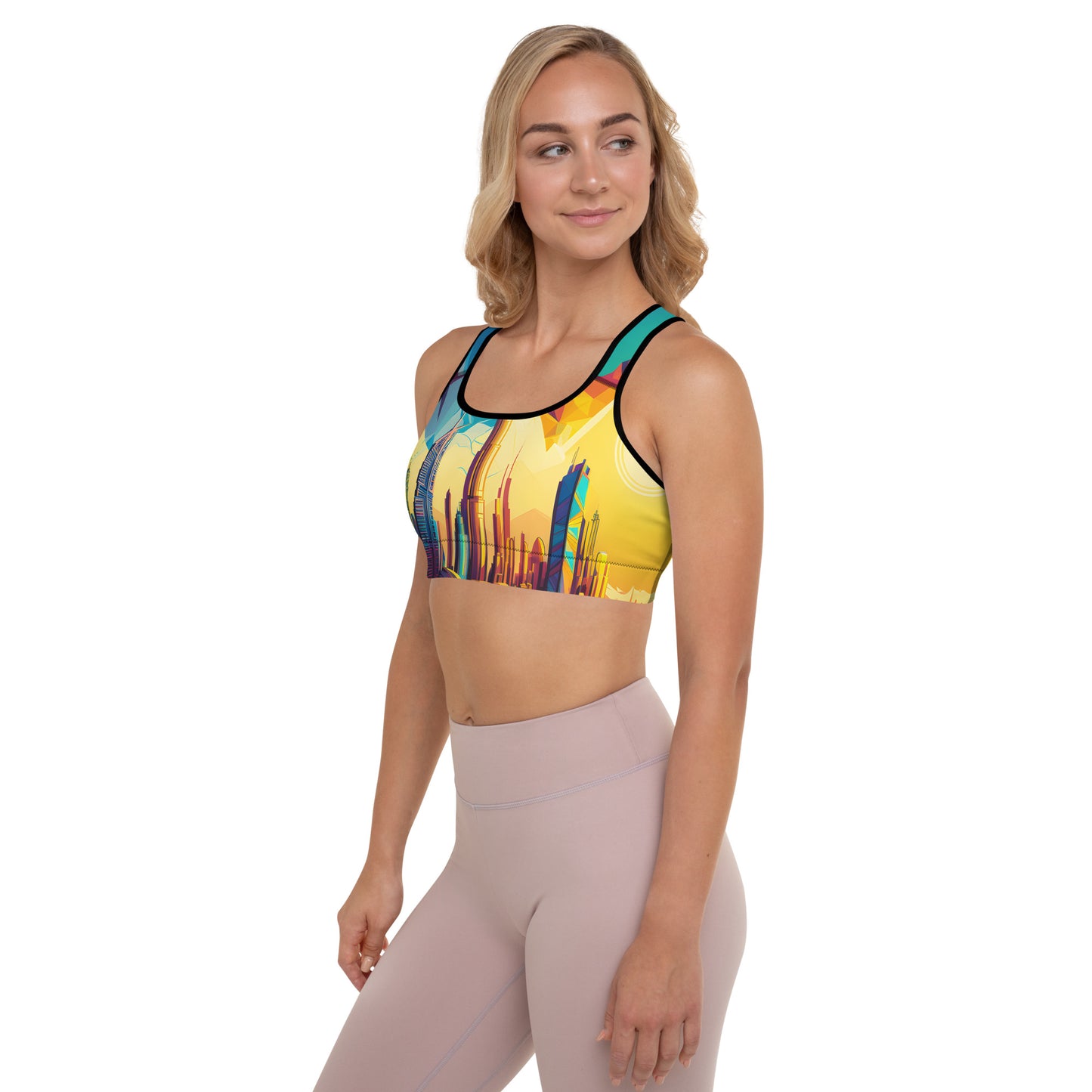 SKY SCRAPER #1 (Women's Padded Sports Bra)