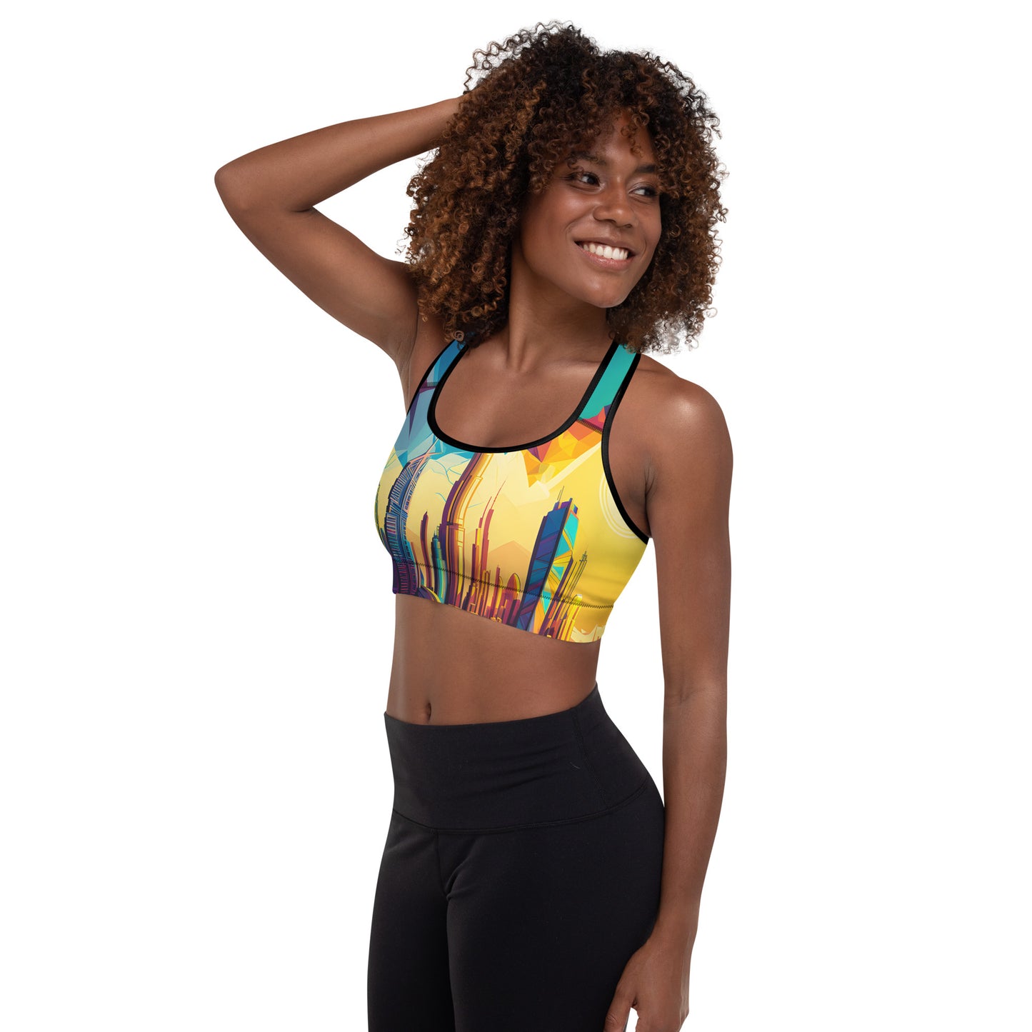 SKY SCRAPER #1 (Women's Padded Sports Bra)