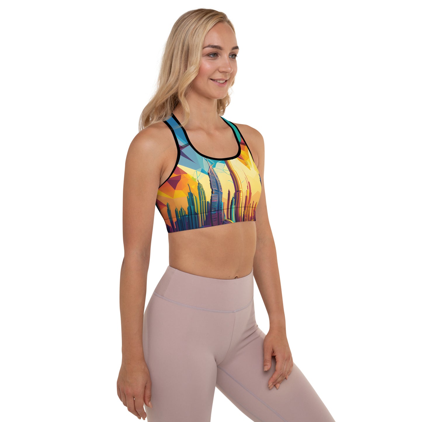 SKY SCRAPER #1 (Women's Padded Sports Bra)