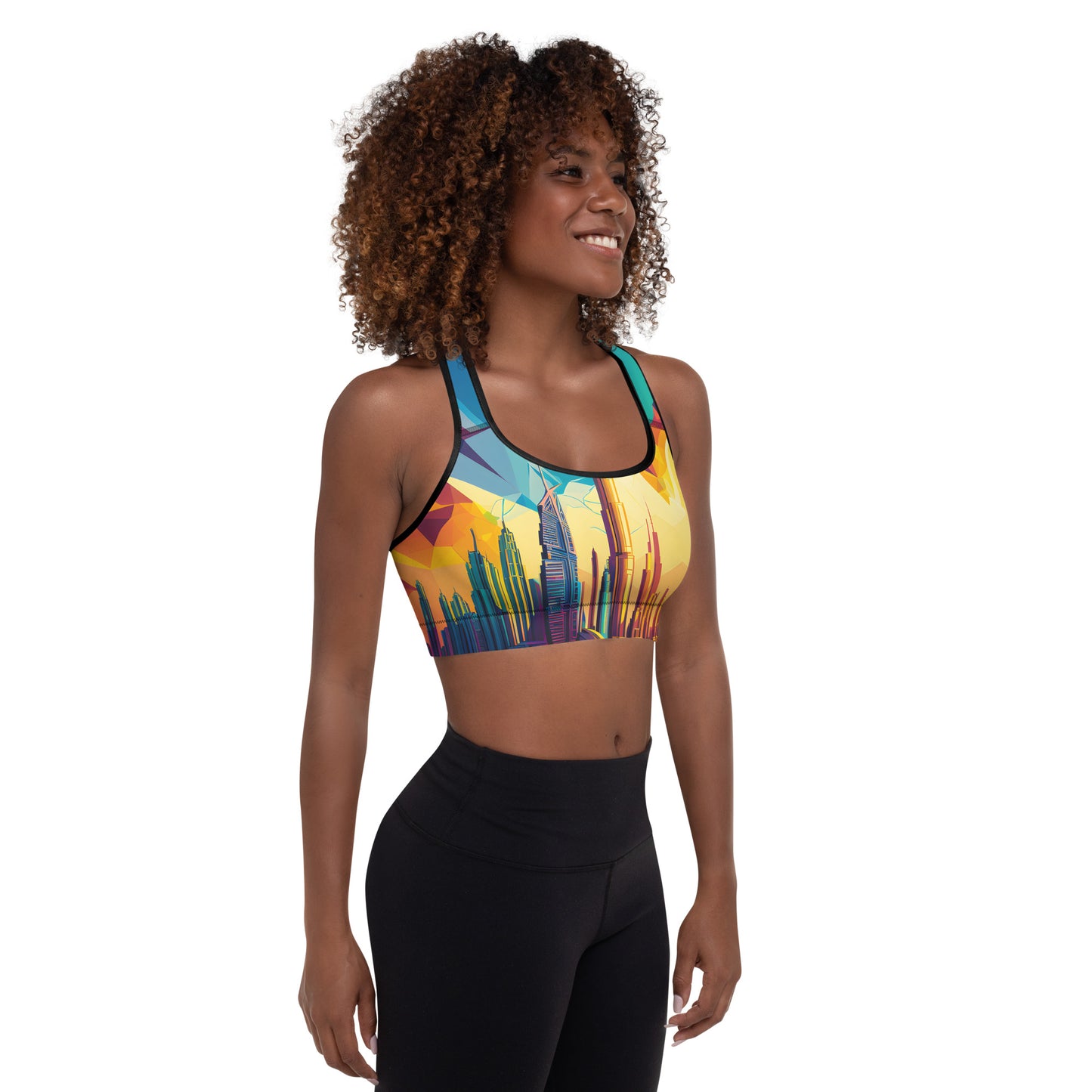 SKY SCRAPER #1 (Women's Padded Sports Bra)