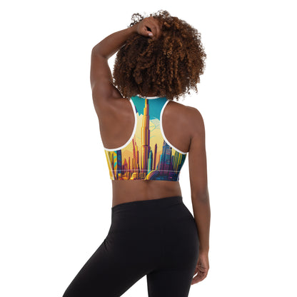 SKY SCRAPER #1 (Women's Padded Sports Bra)