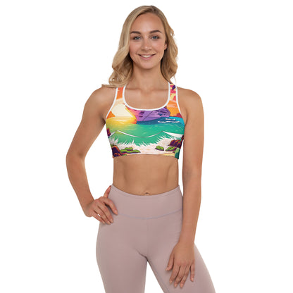 BEACH CRUISER Women's Padded Sports Bra