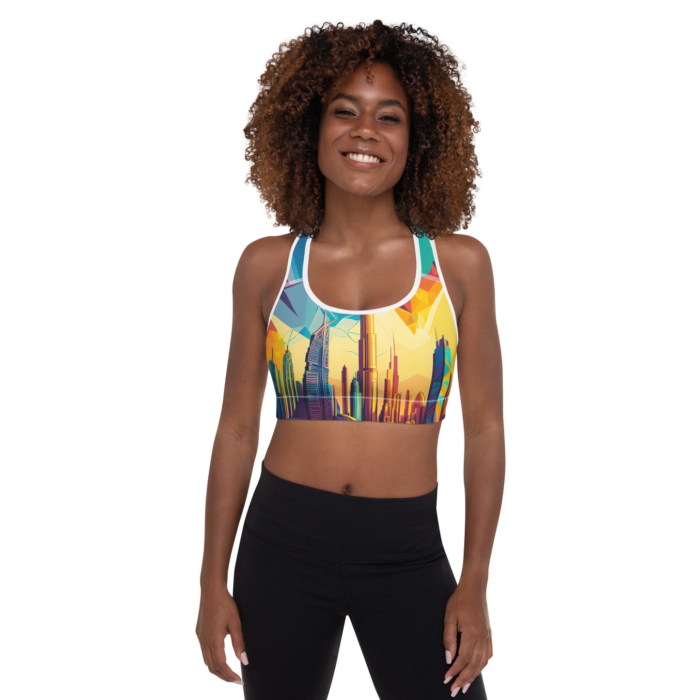 SKY SCRAPER #1 (Women's Padded Sports Bra)