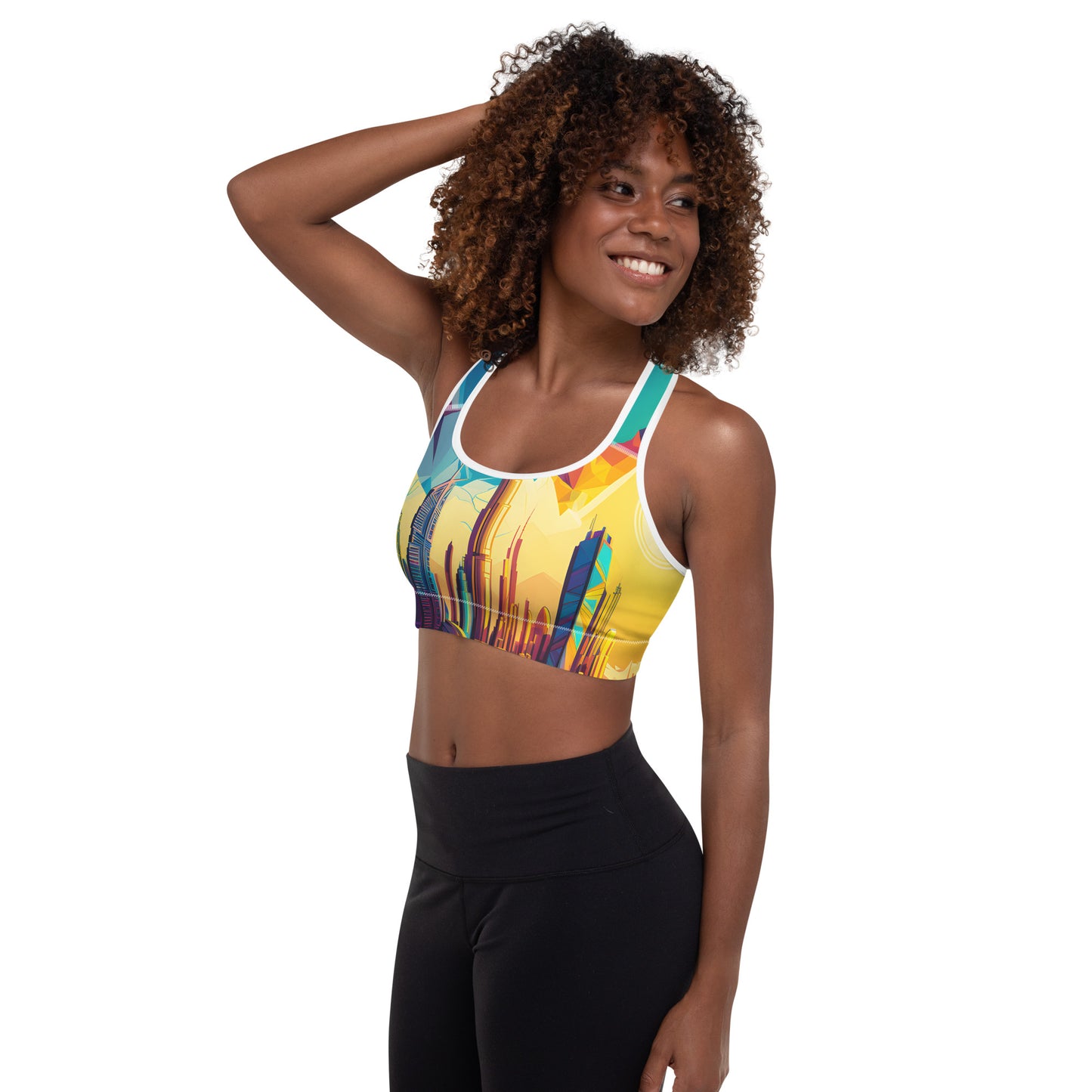 SKY SCRAPER #1 (Women's Padded Sports Bra)