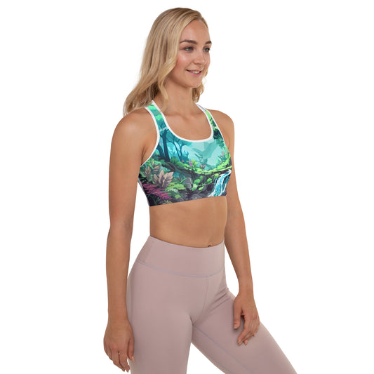 FOREST WALKER Women's Padded Sports Bra