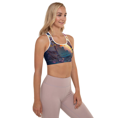 SPACE EXPLORER #1 (Women's Padded Sports Bra)