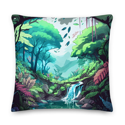 FOREST WALKER Premium Stuffed Pillow