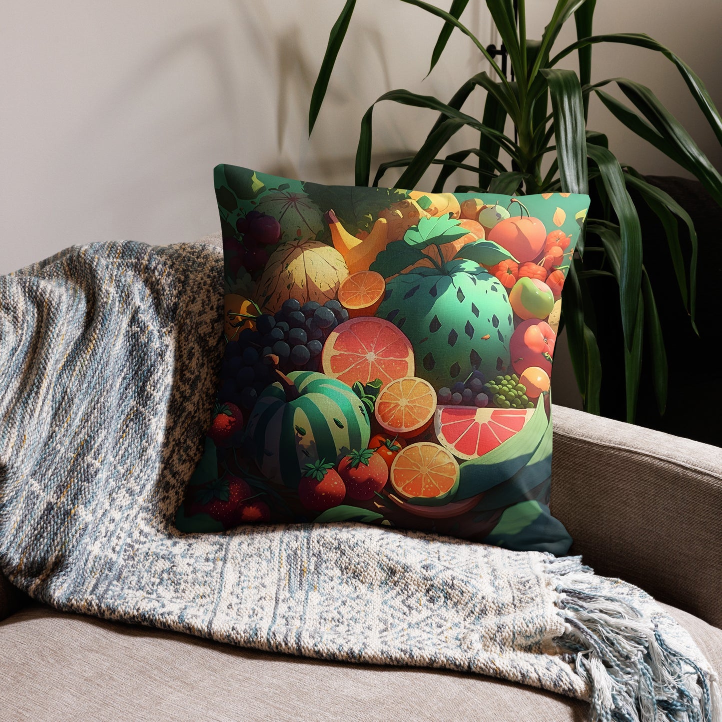 FRUITY VEGGIE #1 (Premium Pillow Case)