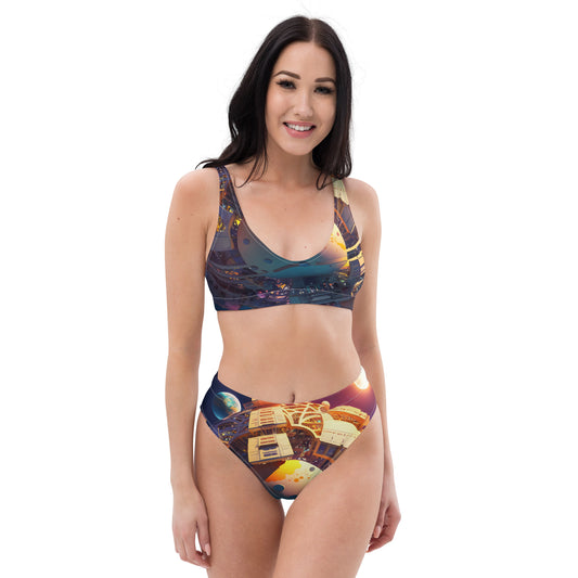 SPACE EXPLORER #1 (Women's High-Waisted Bikini)