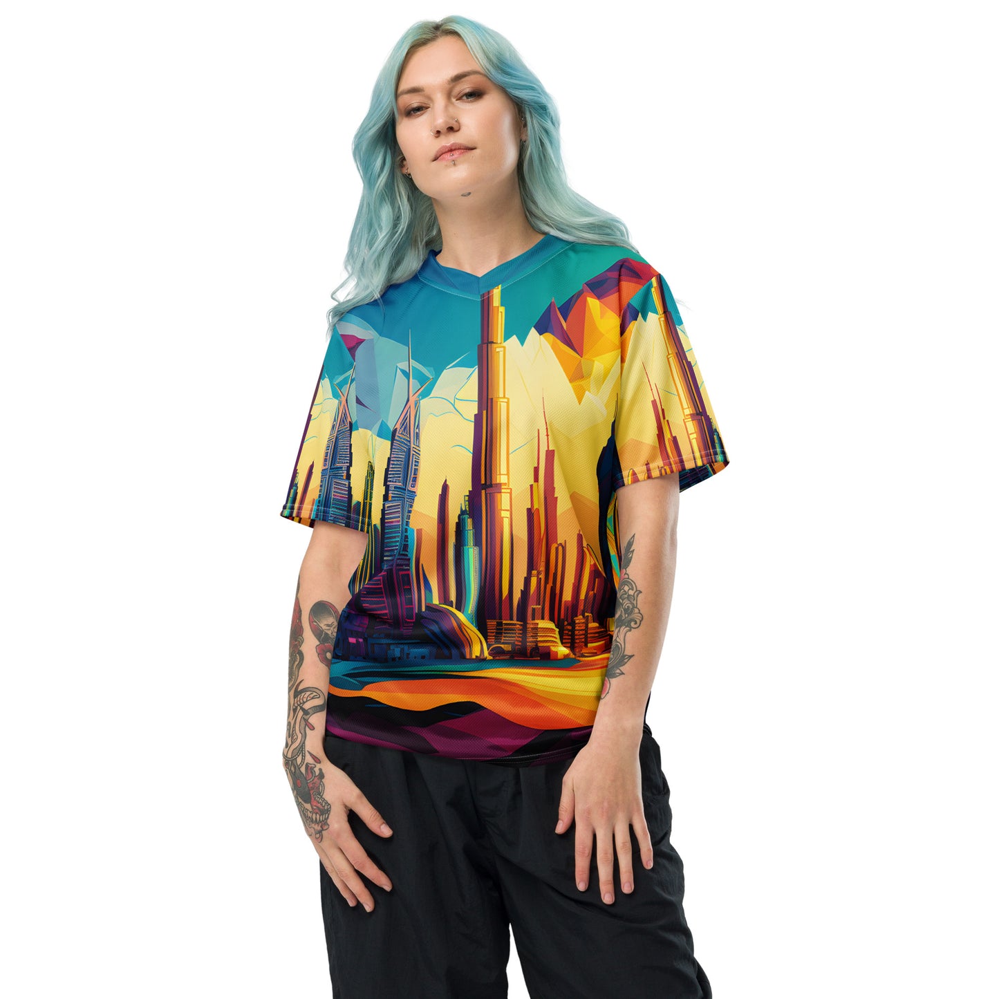 SKY SCRAPER #1 (Unisex Sports Jersey)