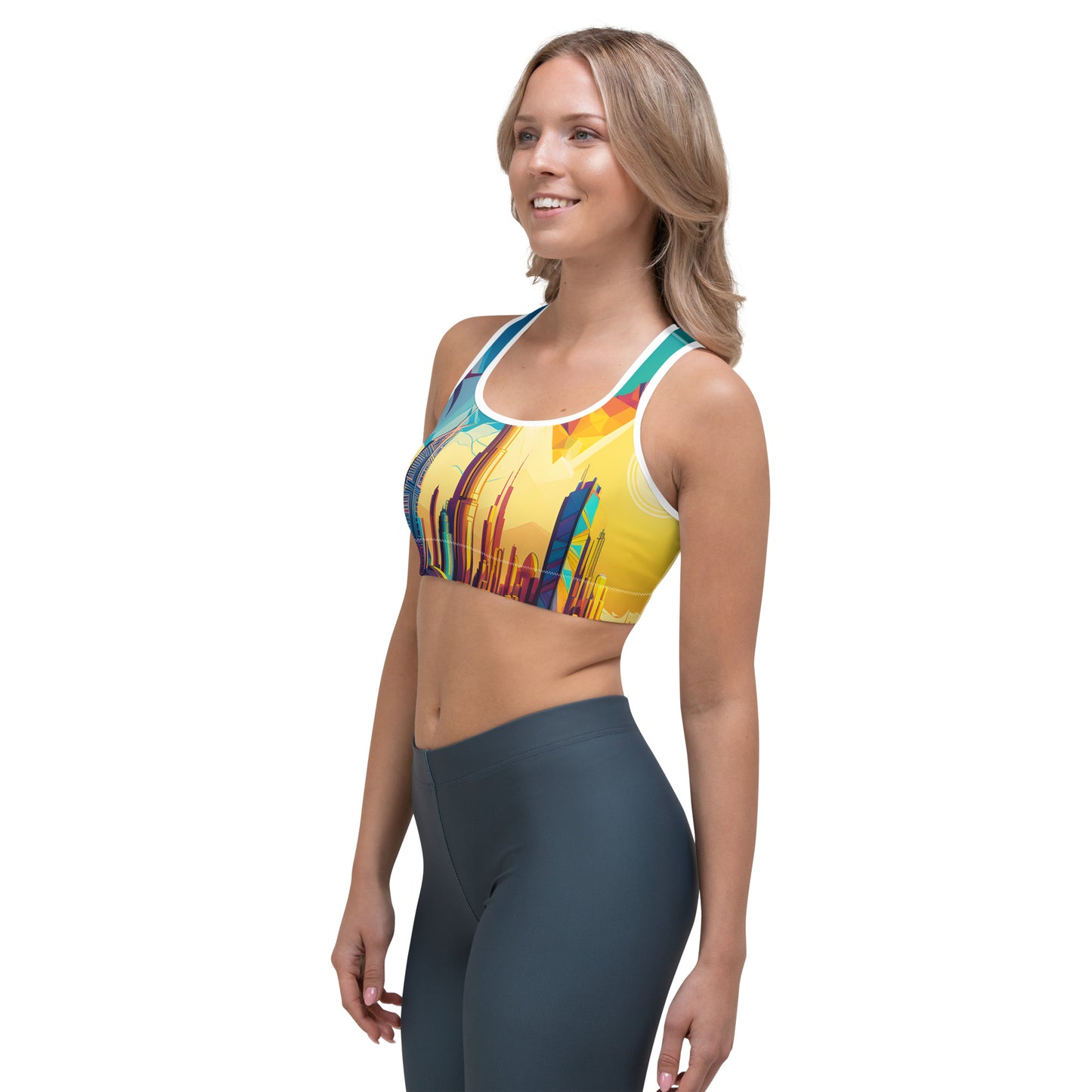 SKY SCRAPER #1 (Women's Sports Bra)