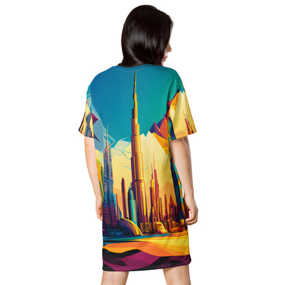 SKY SCRAPER #1 (Women’s T-Shirt Dress)