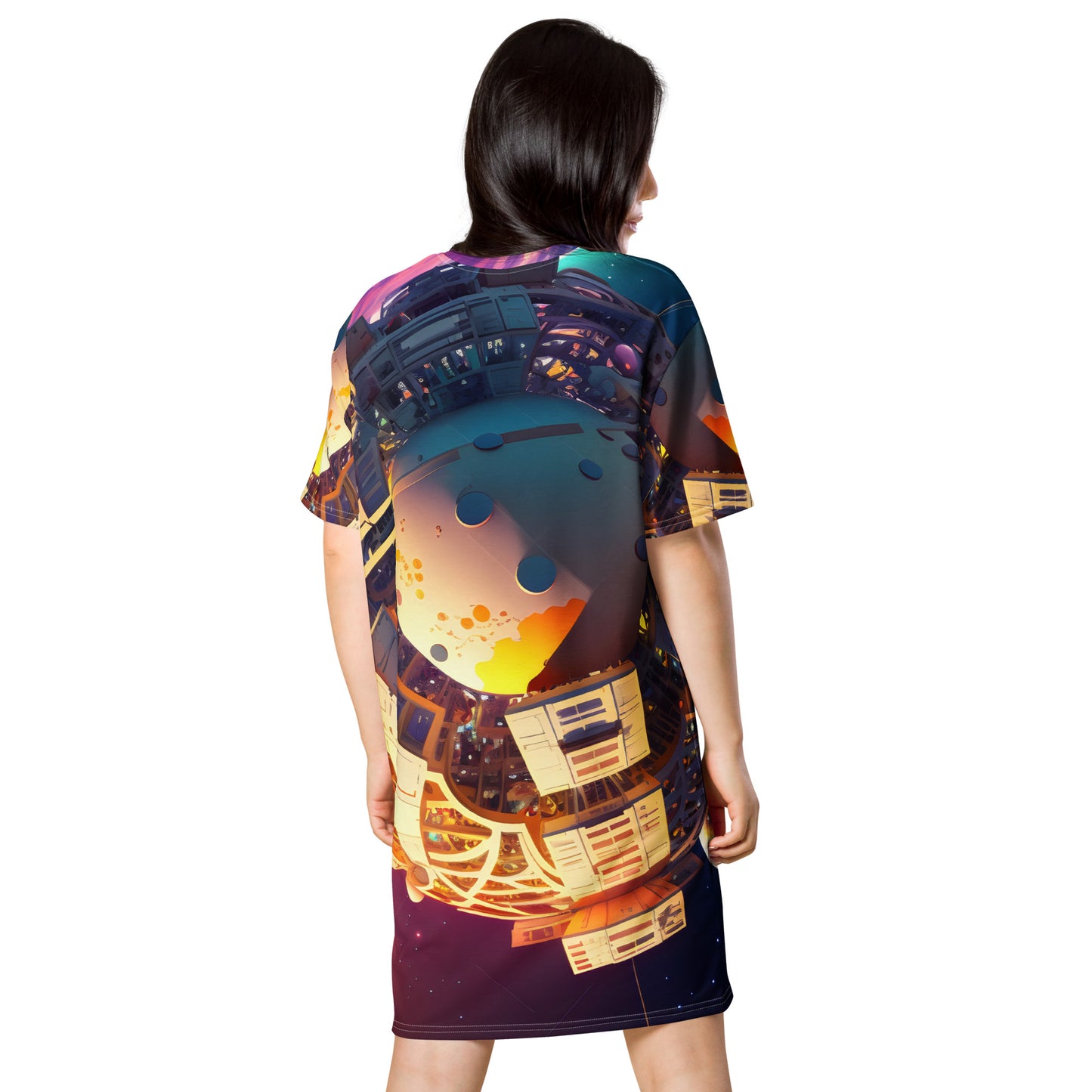 SPACE EXPLORER #1 (Women's T-Shirt Dress)