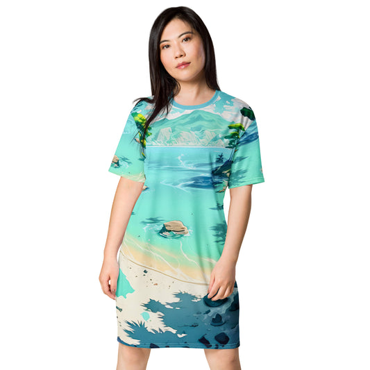 LAGOON LOVER #1 (Women's T-Shirt Dress)