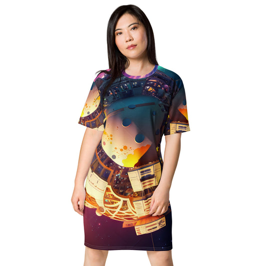 SPACE EXPLORER #1 (Women's T-Shirt Dress)