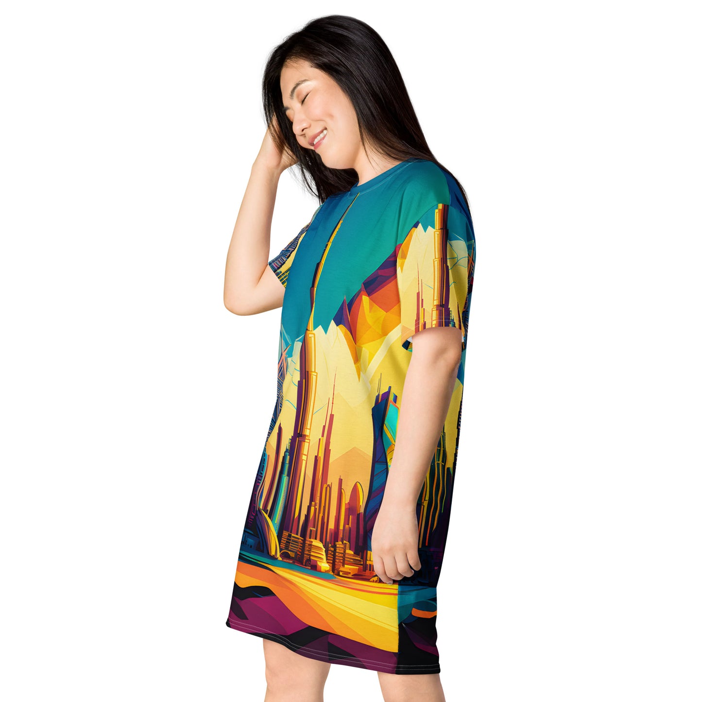 SKY SCRAPER #1 (Women’s T-Shirt Dress)