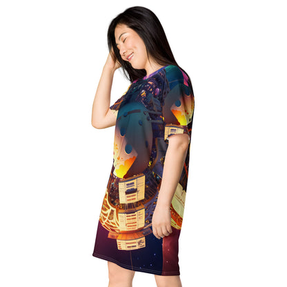 SPACE EXPLORER #1 (Women's T-Shirt Dress)