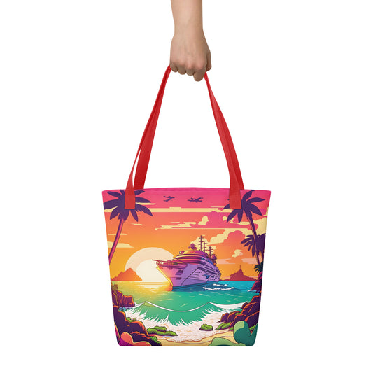 BEACH CRUISER Trendy Tote Bag