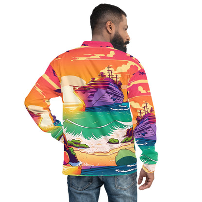 BEACH CRUISER Unisex Bomber Jacket