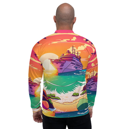 BEACH CRUISER Unisex Bomber Jacket