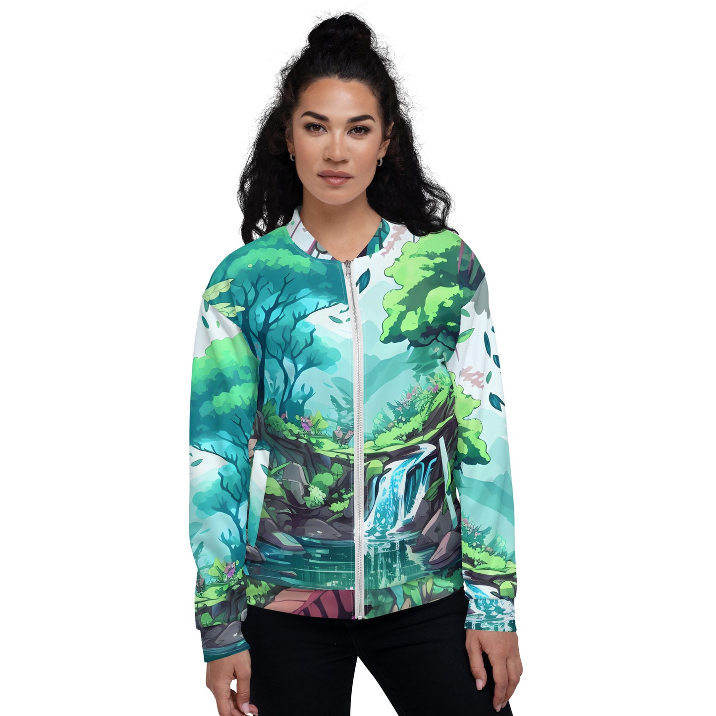 FOREST WALKER Unisex Bomber Jacket