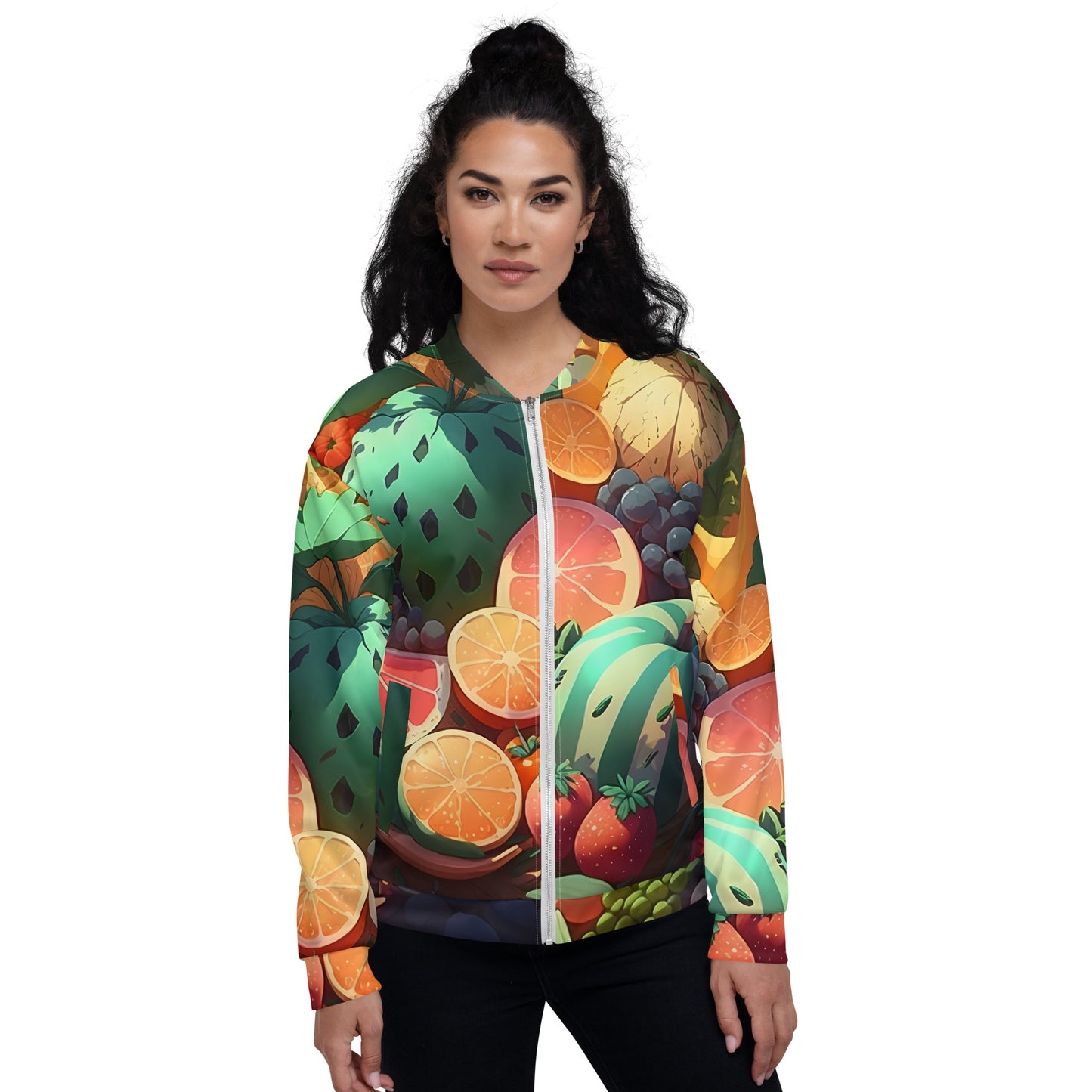 FRUITY VEGGIE #1 (Unisex Bomber Jacket)