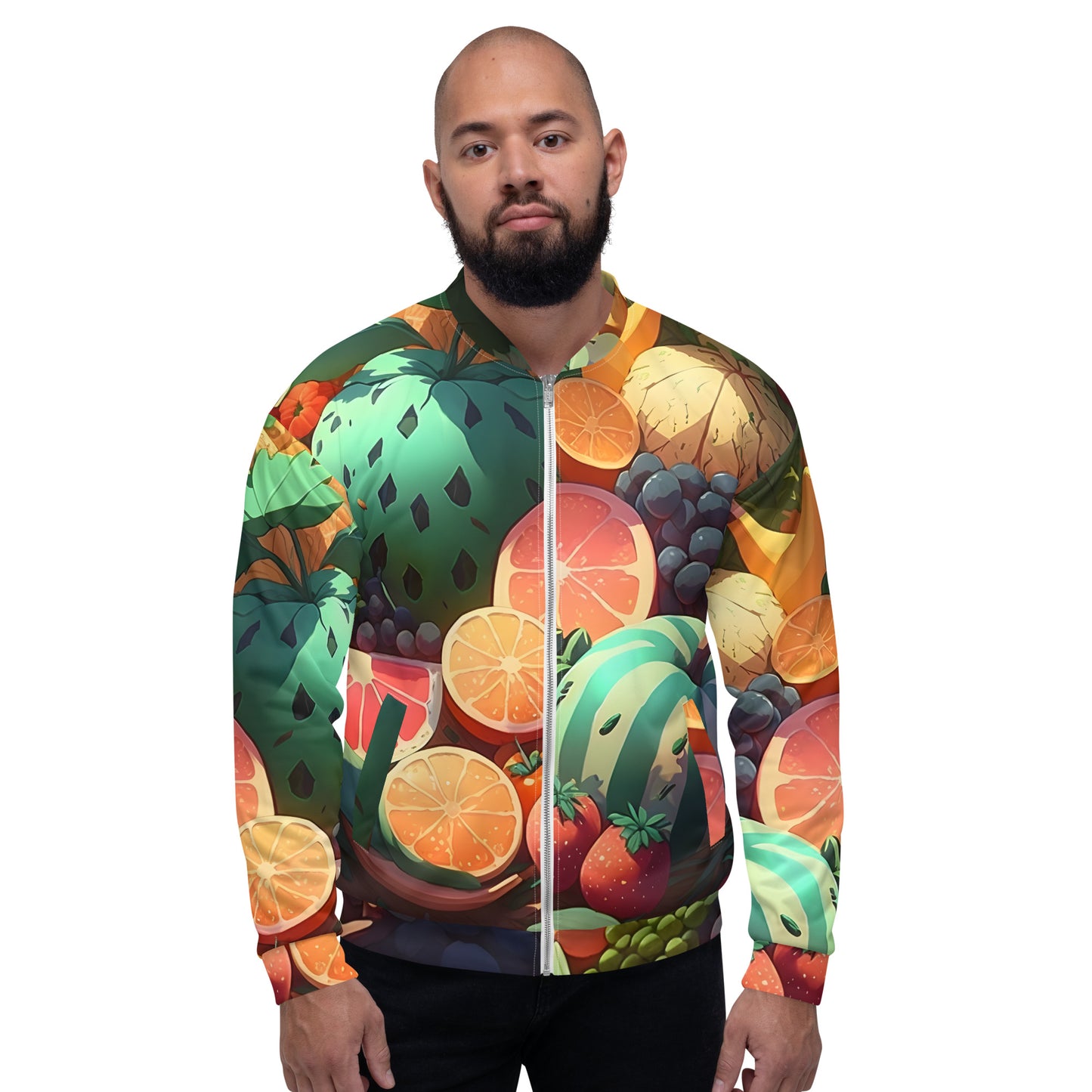 FRUITY VEGGIE #1 (Unisex Bomber Jacket)