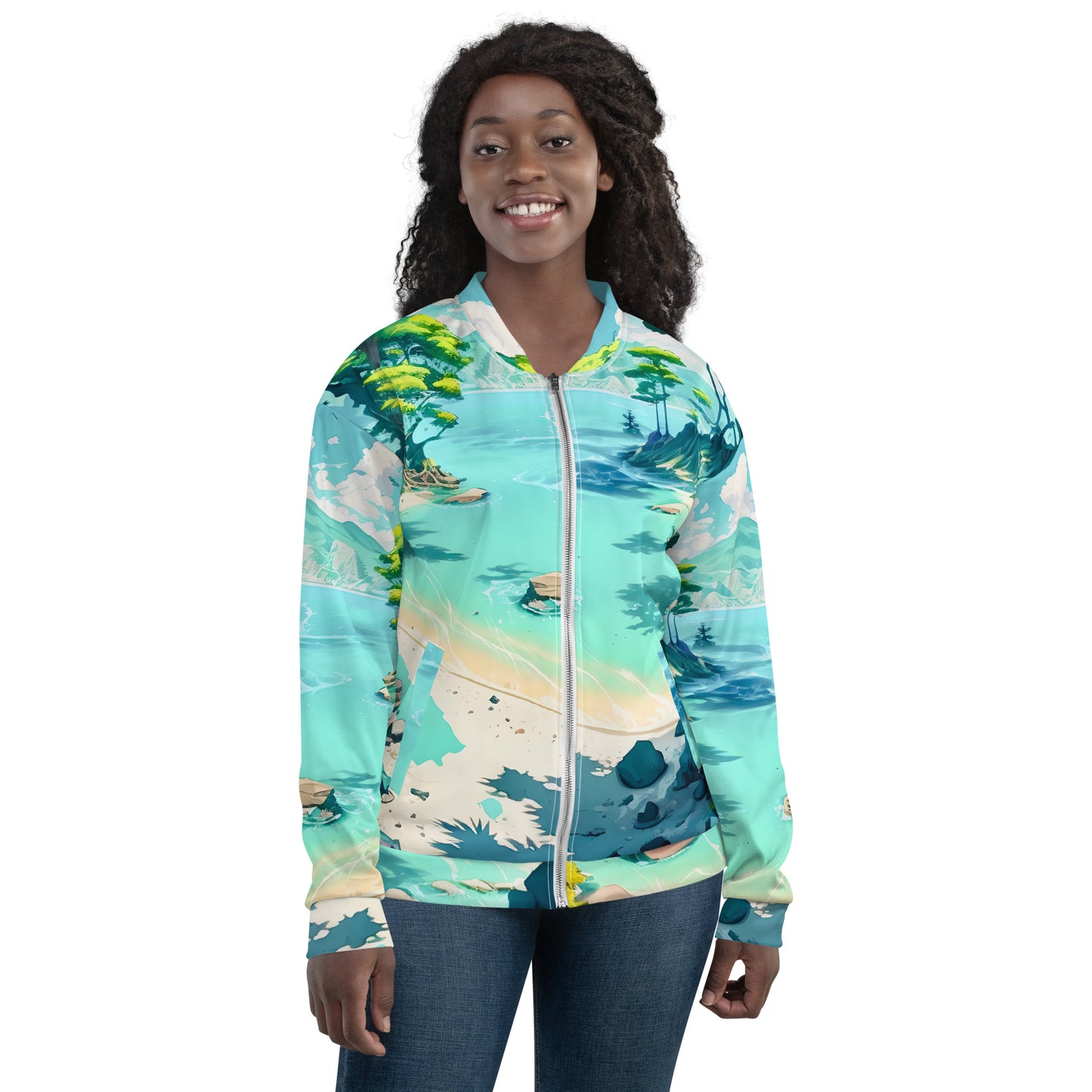 LAGOON LOVER #1 (Unisex Bomber Jacket)