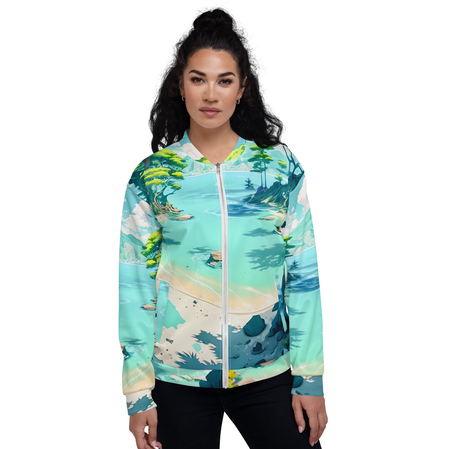 LAGOON LOVER #1 (Unisex Bomber Jacket)