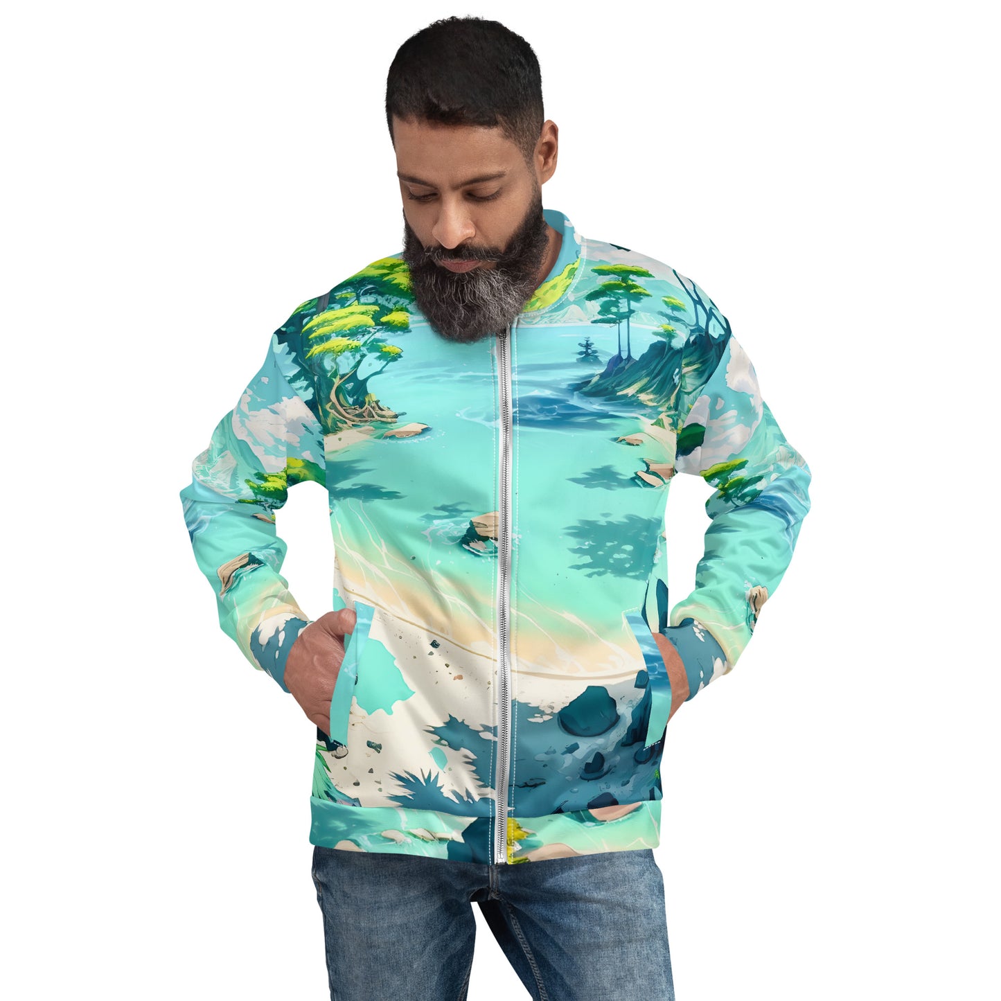 LAGOON LOVER #1 (Unisex Bomber Jacket)