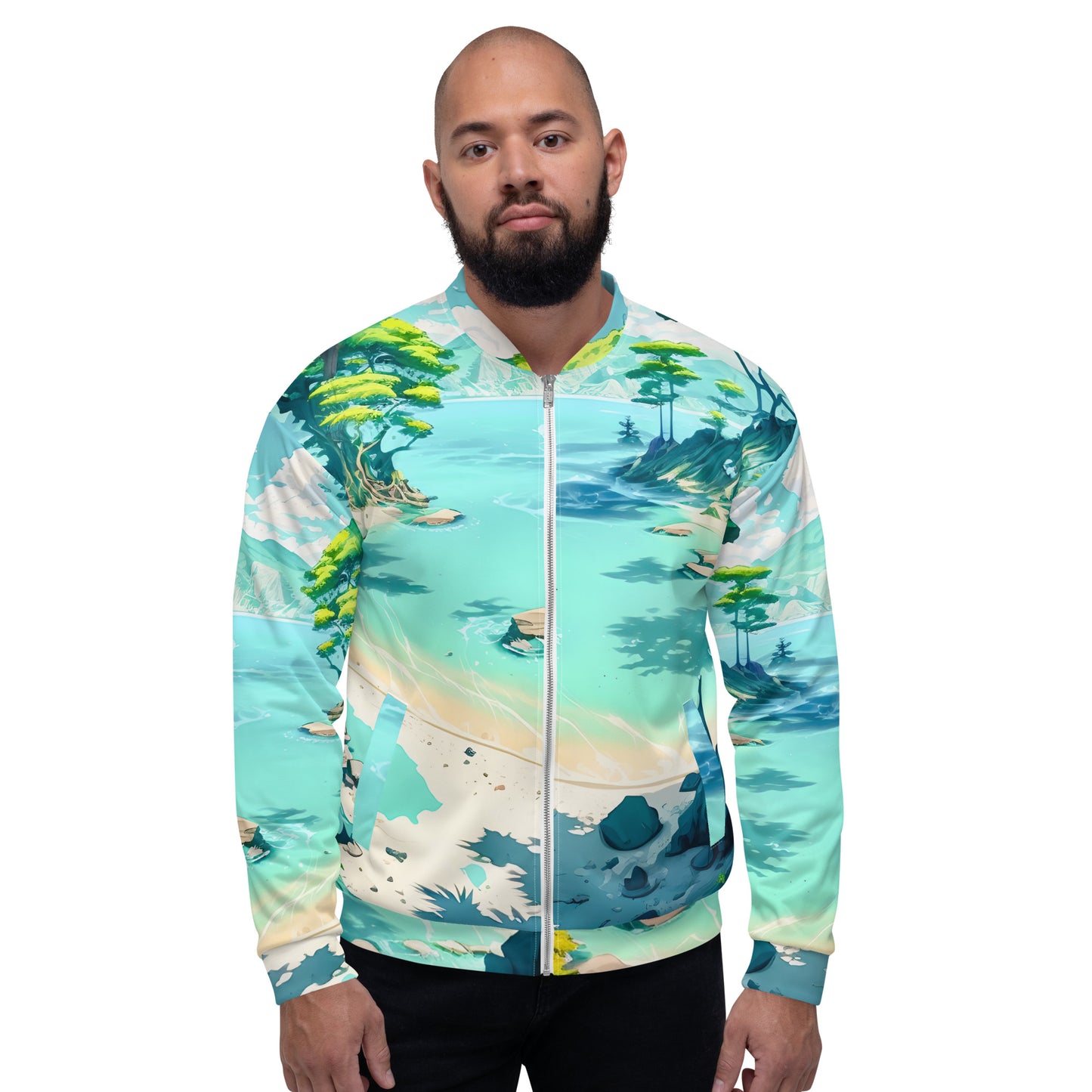 LAGOON LOVER #1 (Unisex Bomber Jacket)