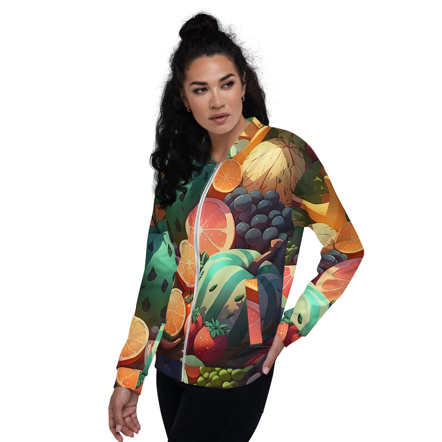 FRUITY VEGGIE #1 (Unisex Bomber Jacket)