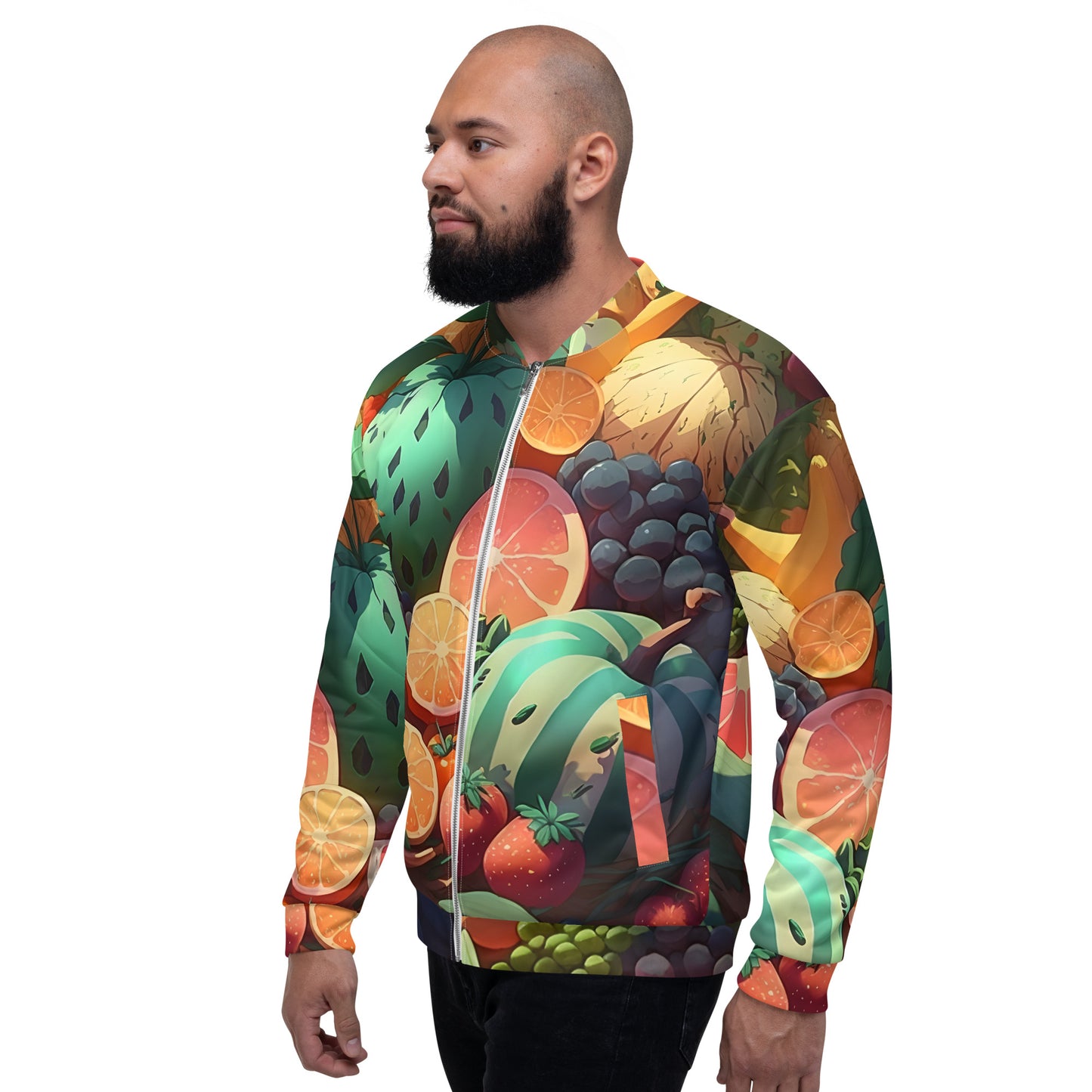 FRUITY VEGGIE #1 (Unisex Bomber Jacket)