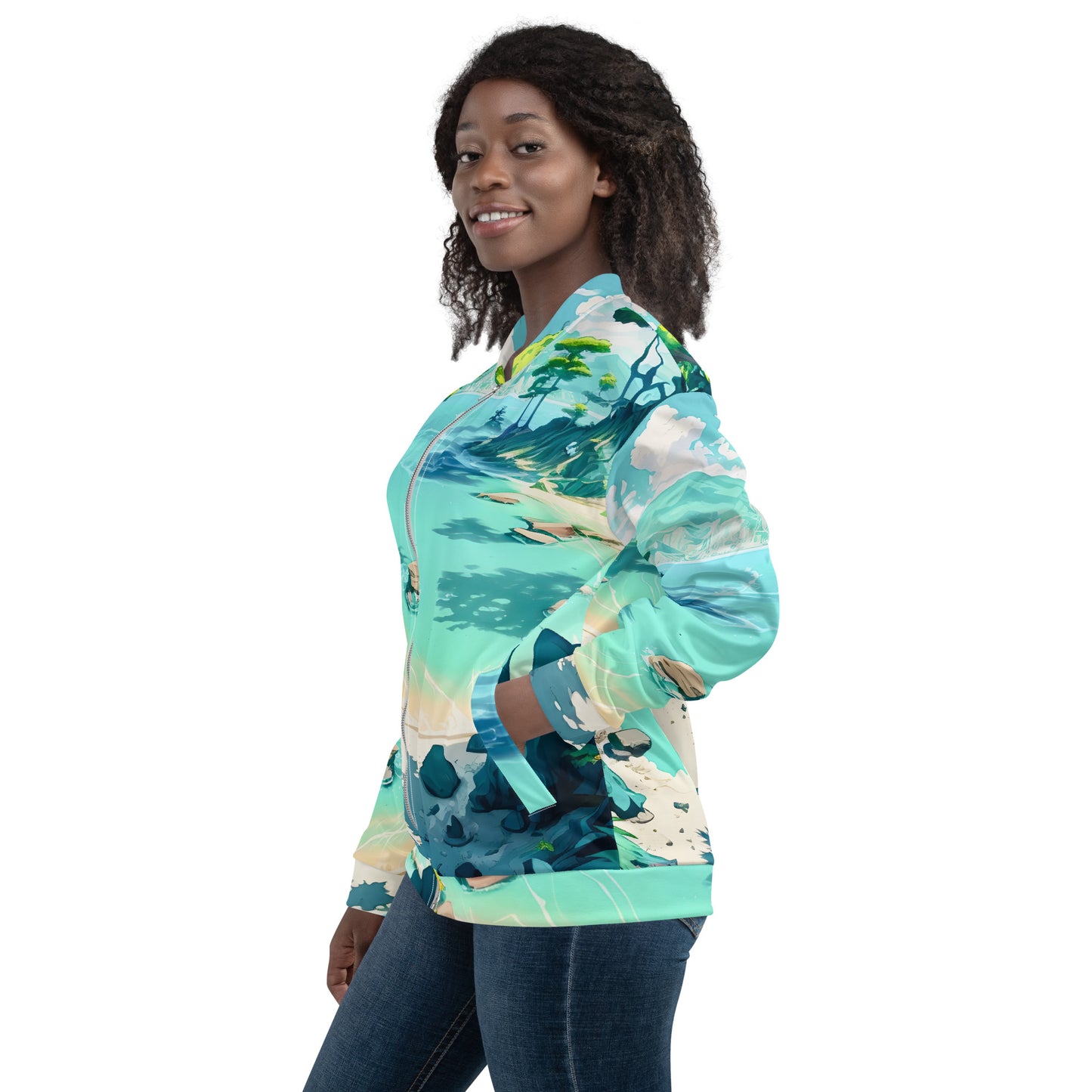 LAGOON LOVER #1 (Unisex Bomber Jacket)