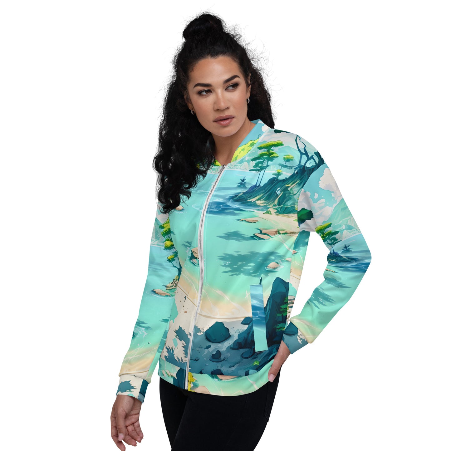 LAGOON LOVER #1 (Unisex Bomber Jacket)