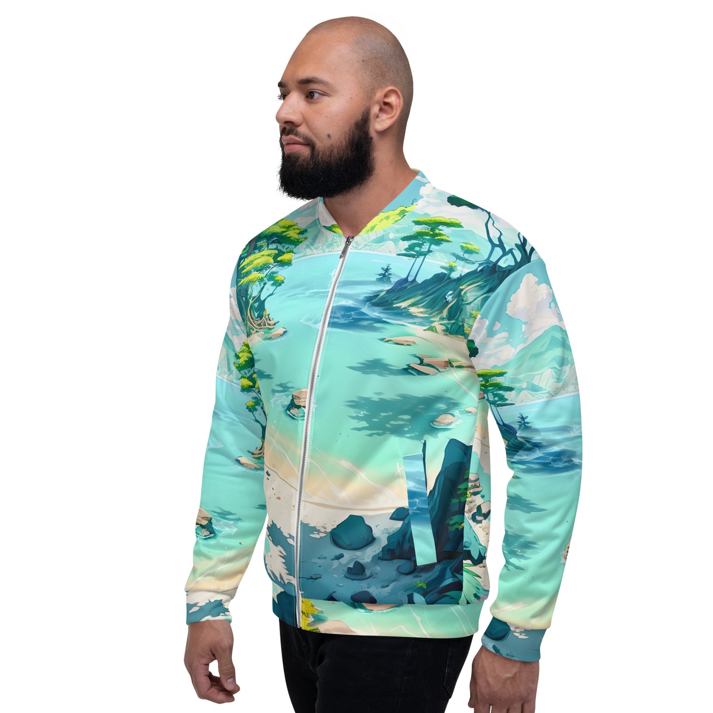 LAGOON LOVER #1 (Unisex Bomber Jacket)