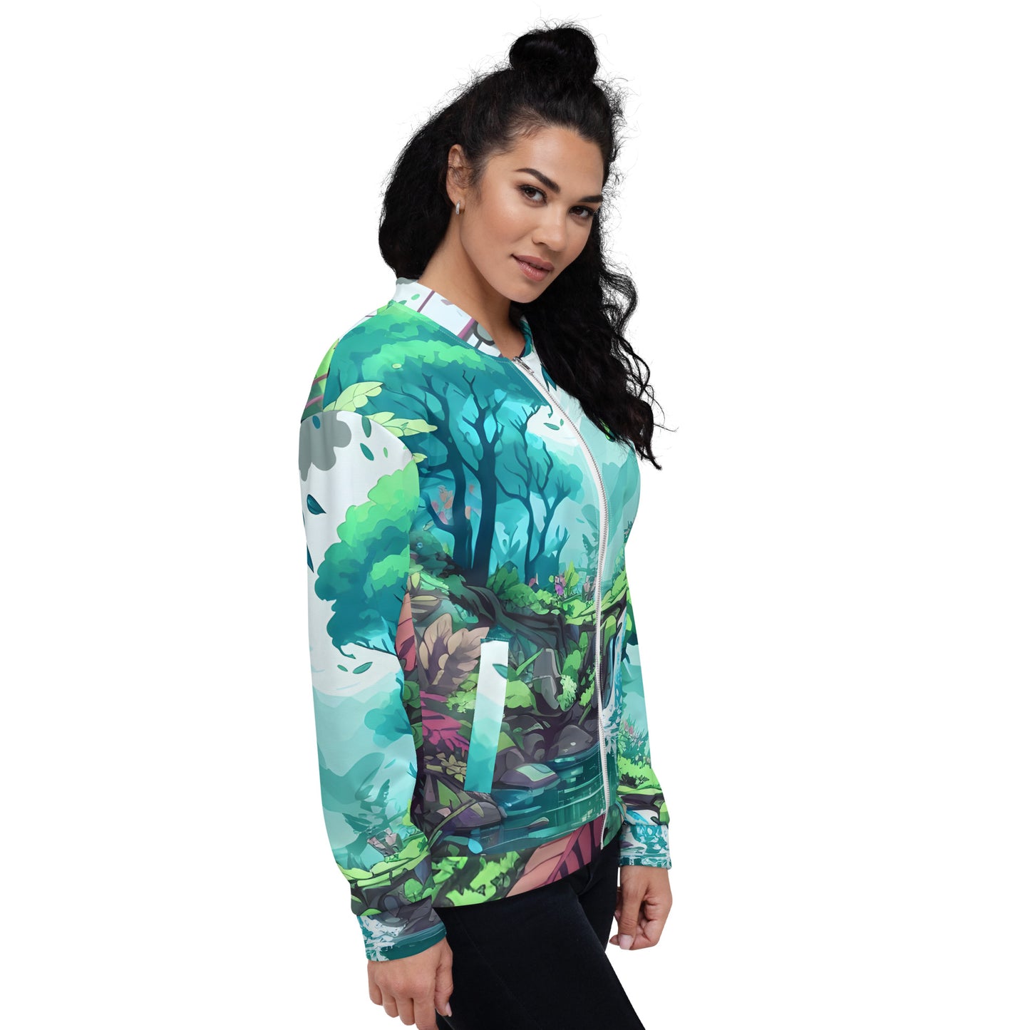 FOREST WALKER Unisex Bomber Jacket