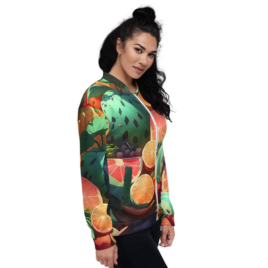 FRUITY VEGGIE #1 (Unisex Bomber Jacket)