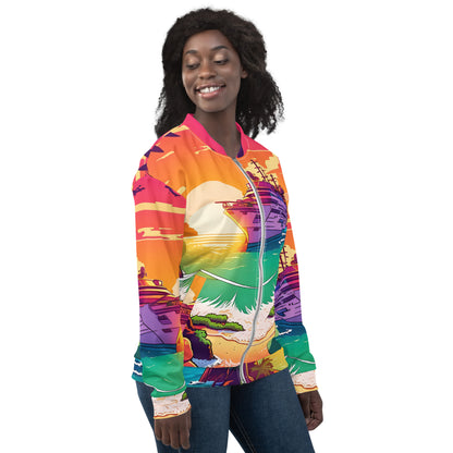 BEACH CRUISER Unisex Bomber Jacket