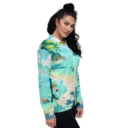 LAGOON LOVER #1 (Unisex Bomber Jacket)