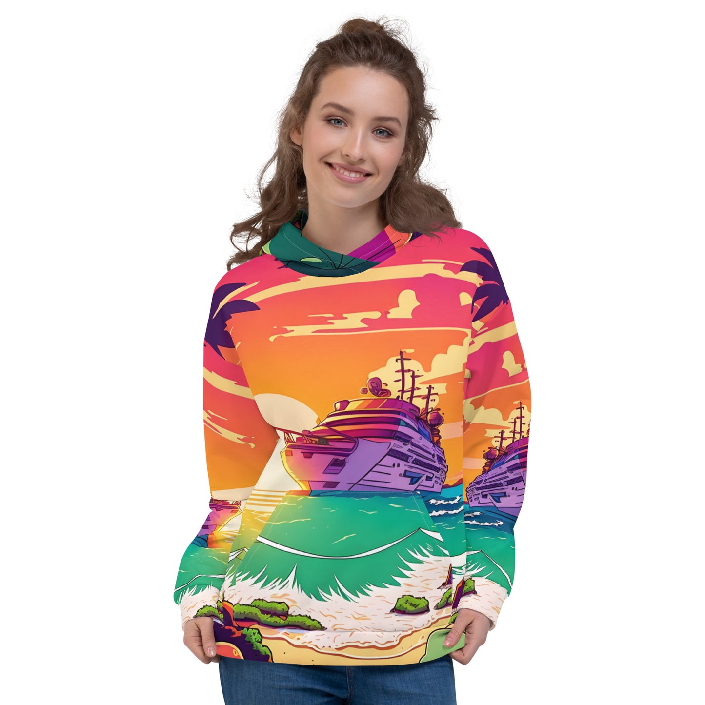 BEACH CRUISER Comfy Unisex Hoodie