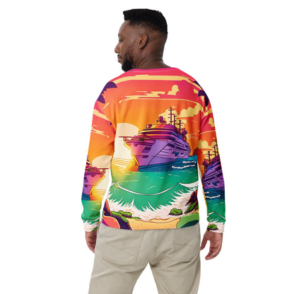 BEACH CRUISER Durable Unisex Sweatshirt