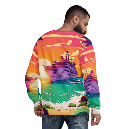 BEACH CRUISER Durable Unisex Sweatshirt