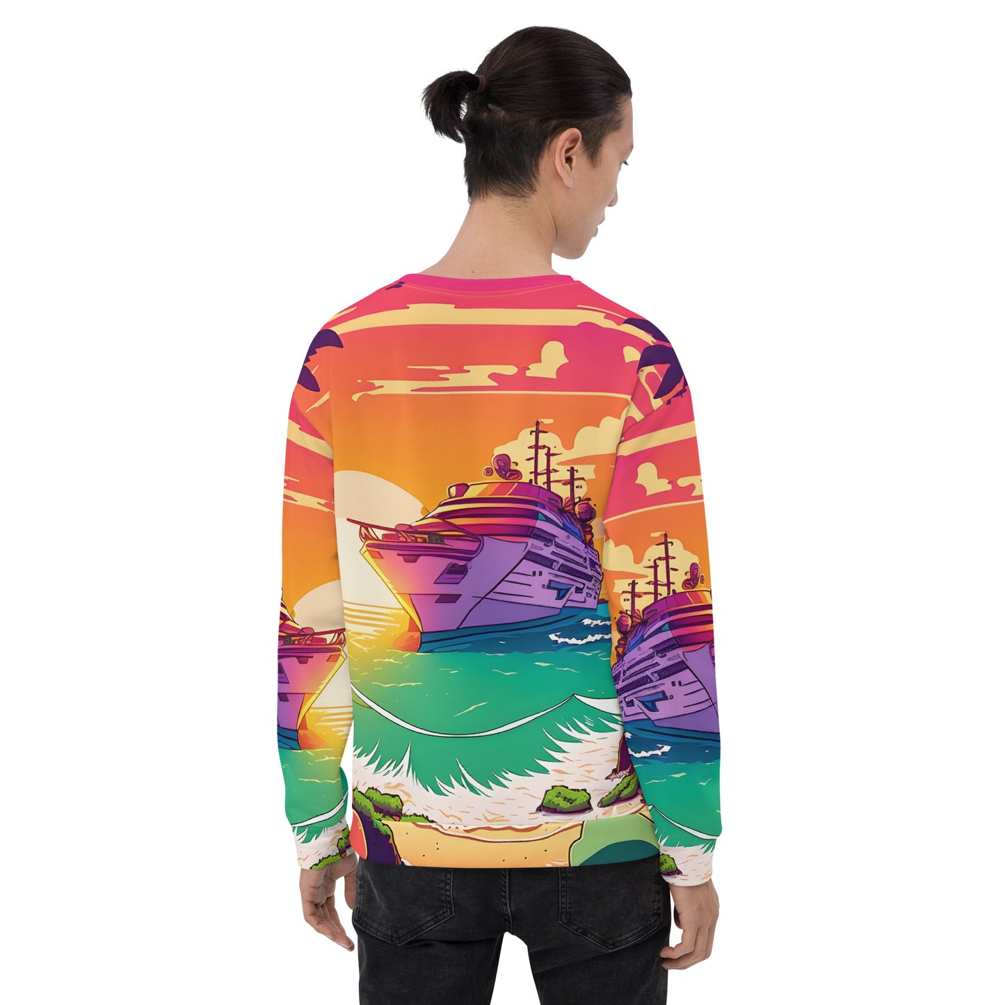 BEACH CRUISER Durable Unisex Sweatshirt