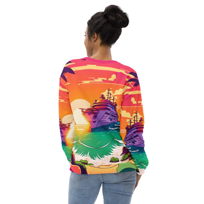 BEACH CRUISER Durable Unisex Sweatshirt