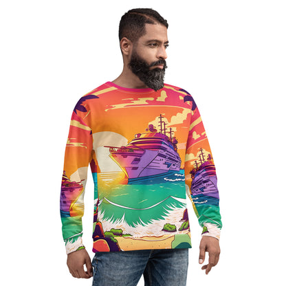 BEACH CRUISER Durable Unisex Sweatshirt