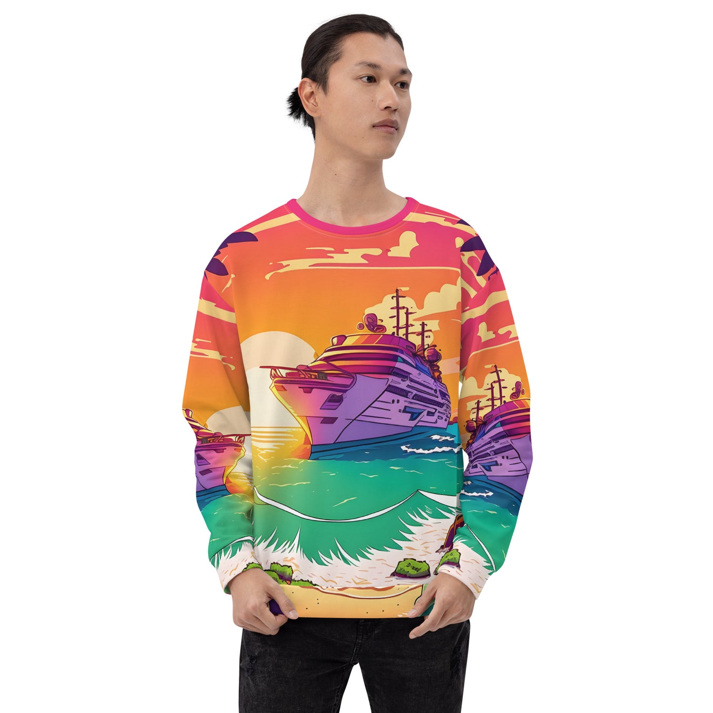 BEACH CRUISER Durable Unisex Sweatshirt