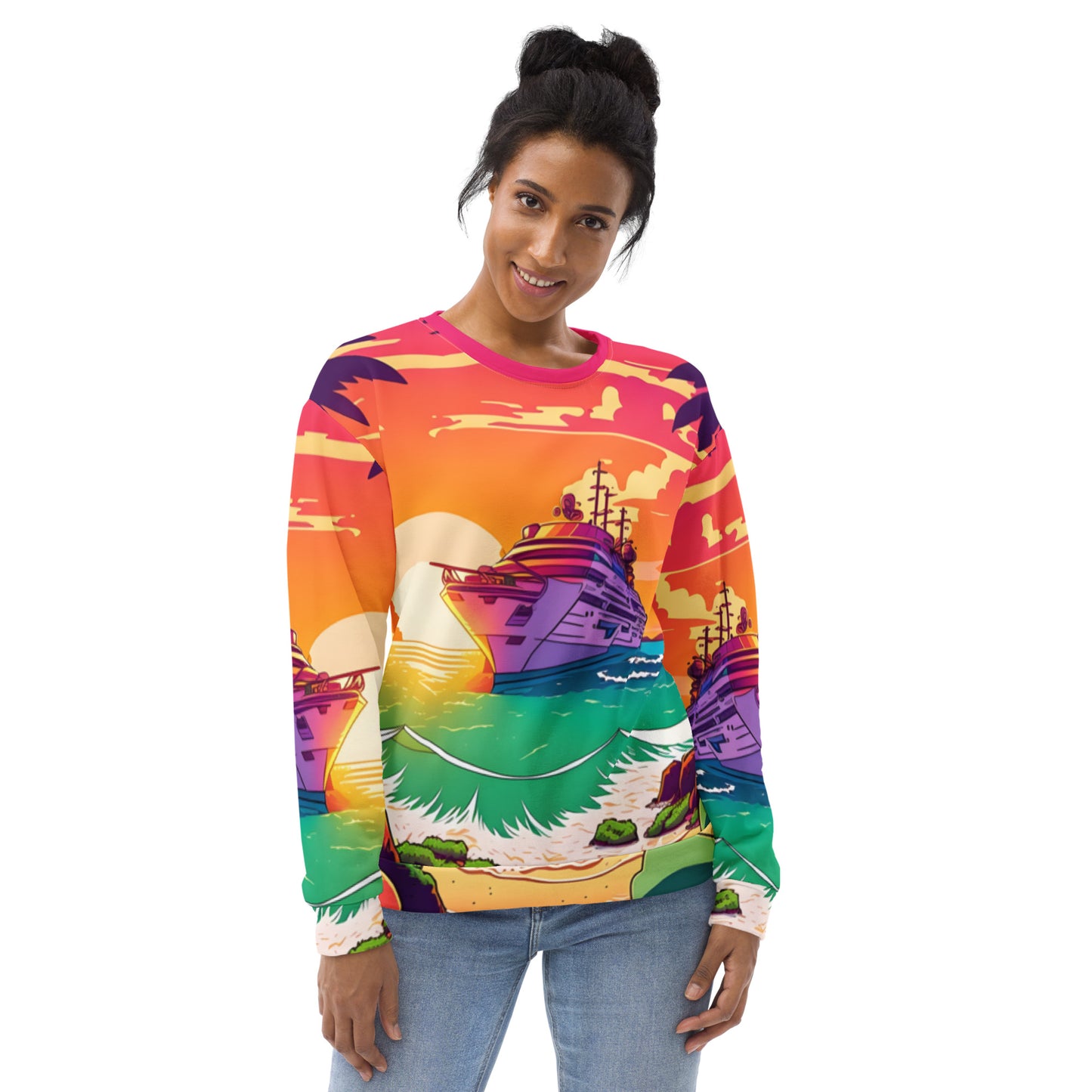 BEACH CRUISER Durable Unisex Sweatshirt