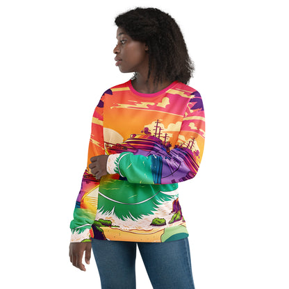 BEACH CRUISER Durable Unisex Sweatshirt